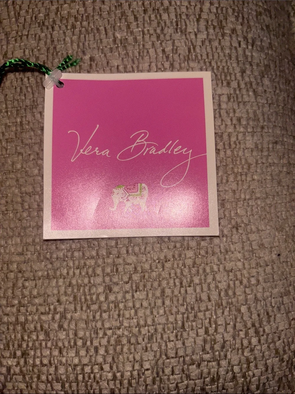 Vera Bradley Black Wallet/Travel Organizer Pink & Green Elephant Paisley Print - Picture 6 of 6